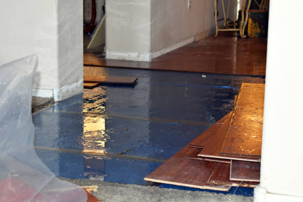 Professional Flood Damage Repair technician working in Woodway, TX